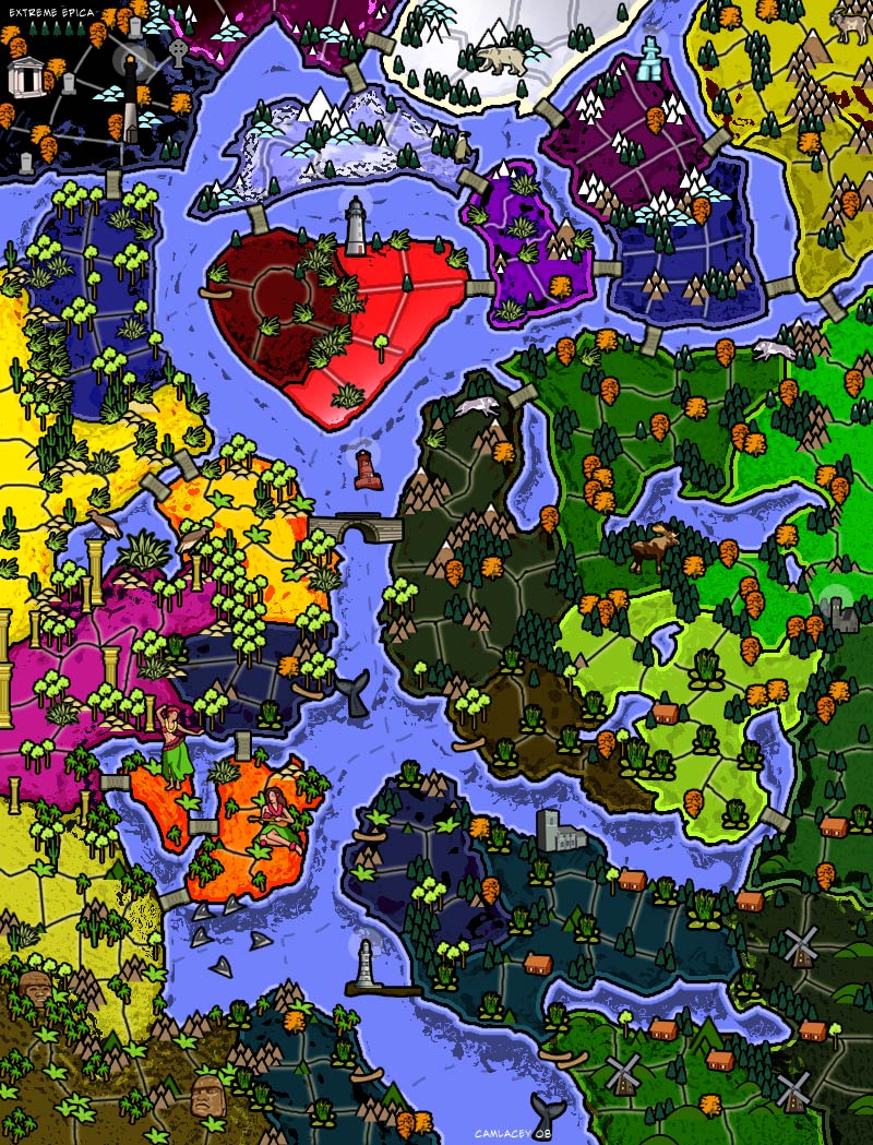 the map